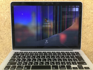 macbook pro 液晶割れ