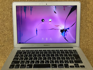 Macbook Air 画面割れ