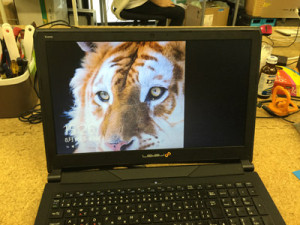 iiyama N150SD 液晶割れ