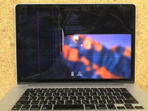 MacbookPro A1398 液晶割れ