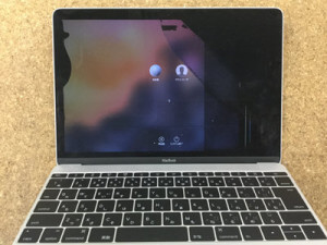 Macbook 12 液晶割れ