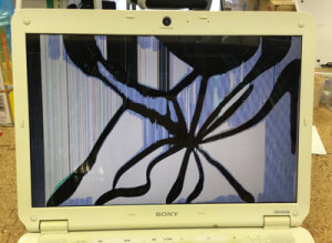 VGN-CS72JB 液晶割れ