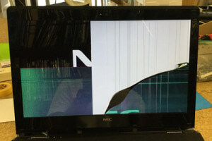 PC-NS350BAB 画面割れ