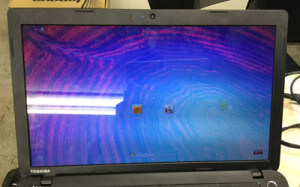 b353/21jb 画面の滲み