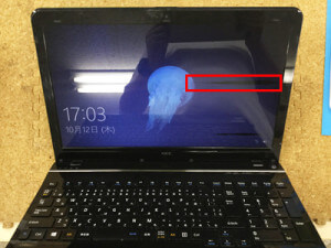 PC-LS450JS6B 液晶割れ