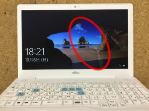 FMVA42YW 液晶割れ