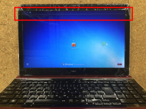 PC-LS150HS6R 画面に線