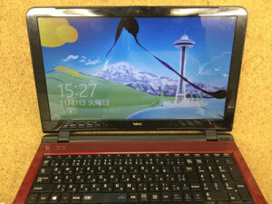 PC-LS150TSR 液晶割れ