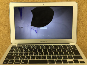 macbook air 液晶割れ