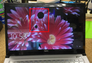 NEC 液晶割れ