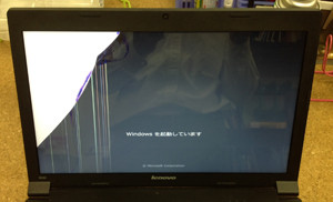 Lenovo B590 画面割れ