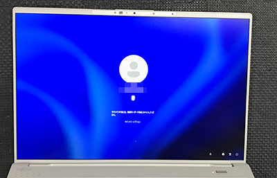 液晶パネル交換前後の状態