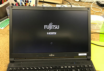 富士通 Fmva203 画面に線が入った修理 液晶修理センター