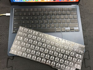 MacBook Air M2 キーボード交換