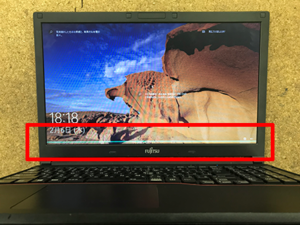 A574/KX 画面に線