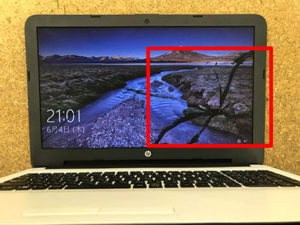 HP 15-af165au 液晶割れ