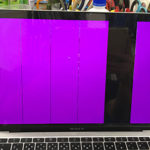MacBook Air 画面が紫色になってしまった修理