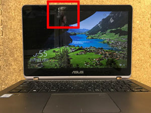 UX360UA 画面割れ