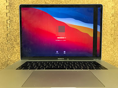 Big Sur搭載のMacBook Proの画面割れ修理 | 液晶修理センター