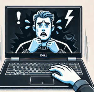 DELL 画面が突然消える