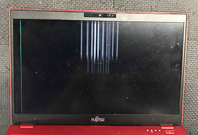 FMVU75C3R 表示不良 修理前