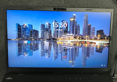 FMVU8104DP 液晶割れ 修理後