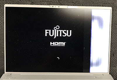 FMVU90H1H 表示不良 修理前