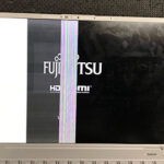 富士通 FMVU90H1HEの液晶割れをパネル交換｜埼玉県から宅配修理