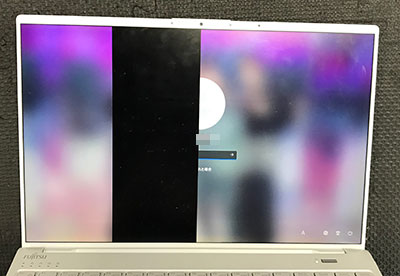 FMVU90H1W 表示不良 修理前