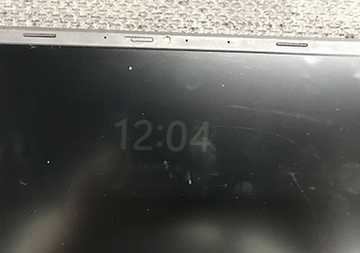 M1405YA 画面うっすら 修理前
