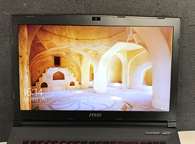 MS-179E 画面うっすら 修理後