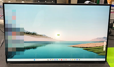 PC-GD187DEAS 液晶割れ 修理後