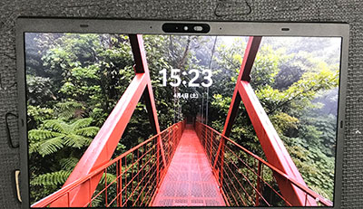 PC-GN1343NAY 画面割れ 修理後