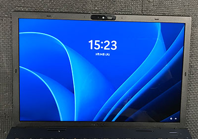 PC-N1435GAL 液晶割れ 修理後
