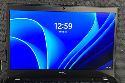 PC-VKT16BZG6 画面に線 修理後