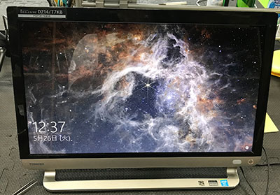 D714/T7KB 液晶割れ 修理後