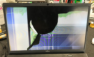 FMV3015GB 液晶割れ修理