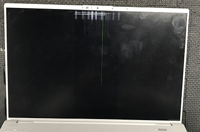 FMVU90H1H 修理 画面割れの例