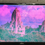 FMVA43E3B(AH43/E3)の画面がピンク色、線が入った修理