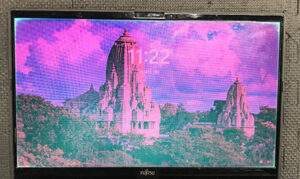 FMVA43E3B　画面がピンク