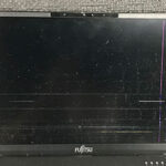 富士通 FMVUXE38(UH-X/E3)|液晶割れで縦線・帯が入る表示不良は液晶パネル交換で解決|大阪府