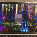 MacBook Pro 2018 A1989の画面に線・色味異常が発生し真っ暗になる症状を液晶交換で復旧|群馬県