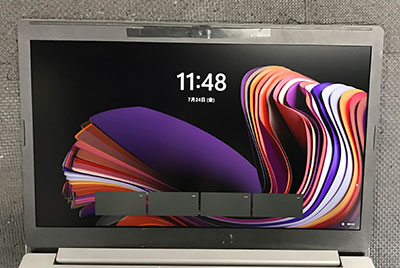 IdeaPad L340-17IWL 画面に線 修理後