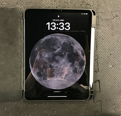 iPad 11 A1980 液晶割れ 修理後