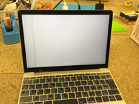 MacBook12 画面に線